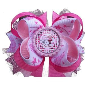 4.5 INCH LITTLE TUTU CUTIE HAIRBOW